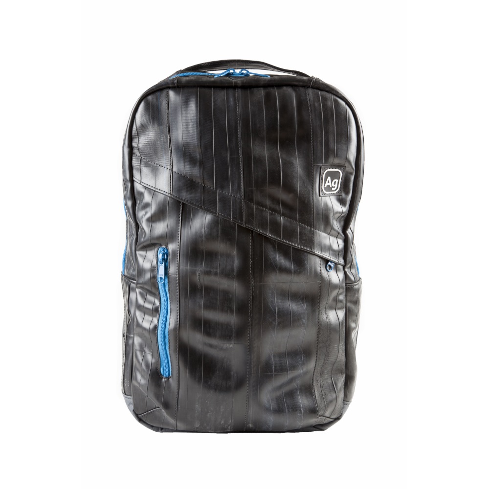 Alchemy Goods Recycled Brooklyn Backpack - Black/Blue